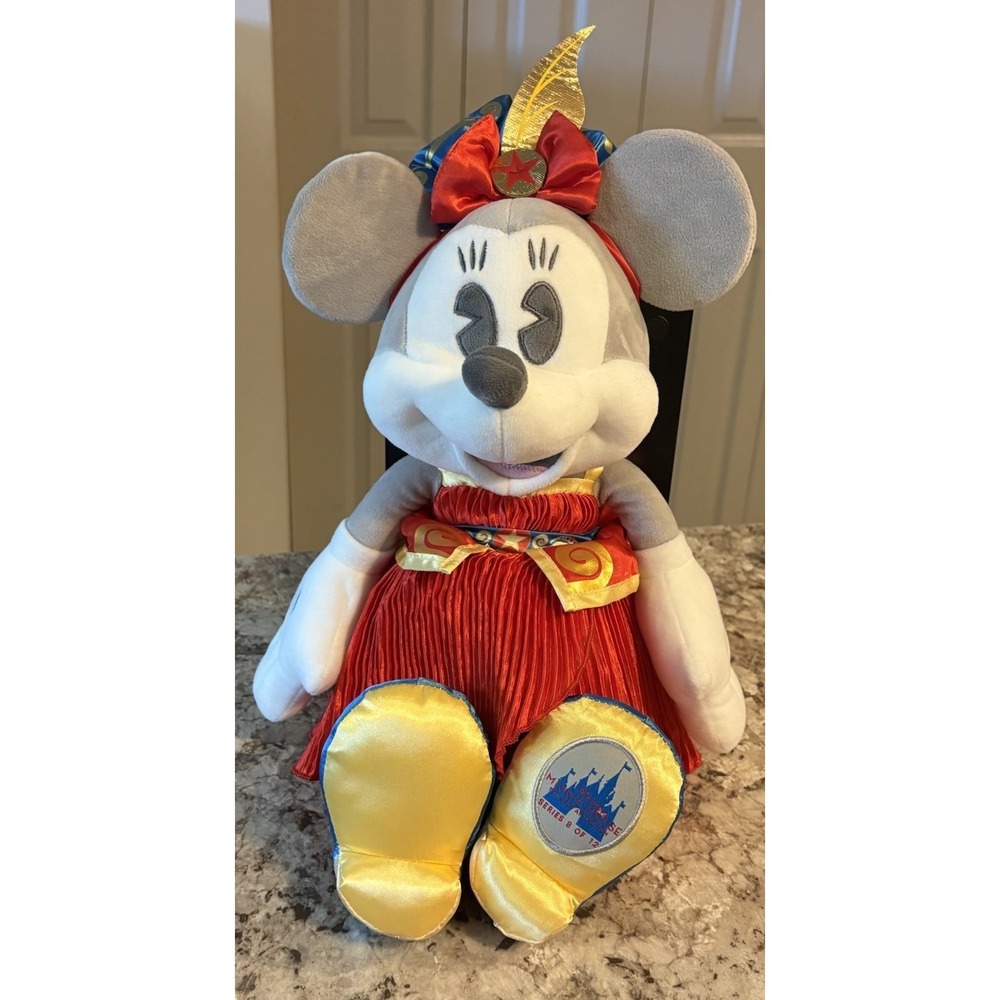 Disney Store Minnie Mouse 18" Plush The Main Attraction Dumbo 8/12 VGUC
